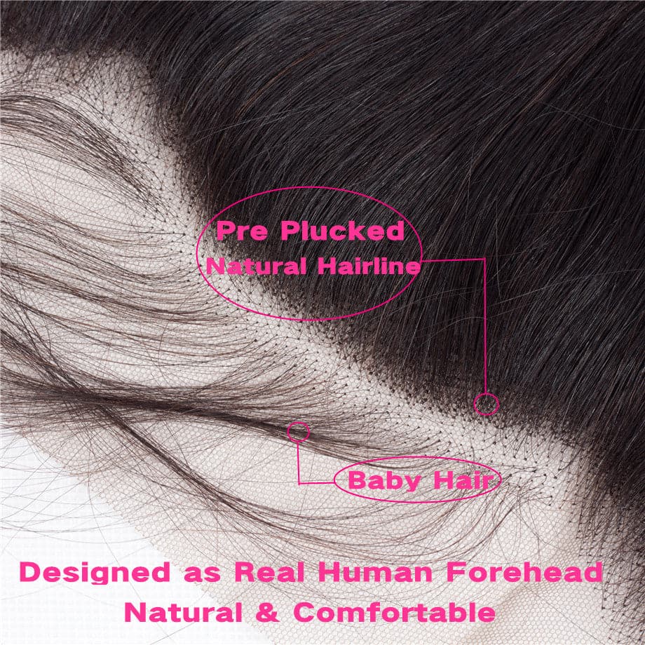 13x4 Lace Frontal Body Wave Human Hair - Image 4