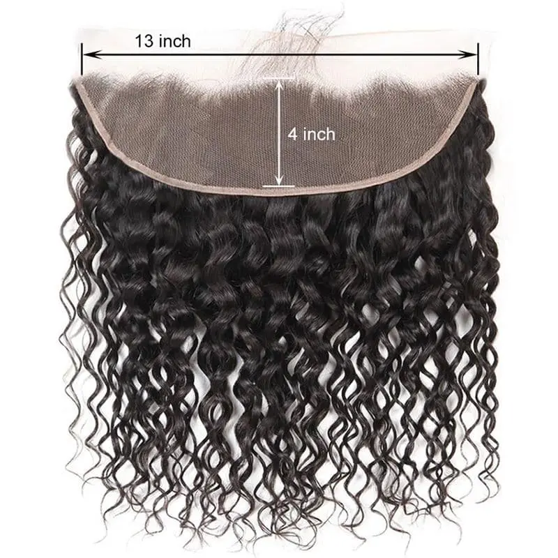 13x4 Lace Frontal Water Wave Human Hair - Image 3