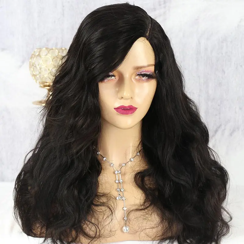 1U Part / V Part Wig Body Wave Human Hair UPSB1 - Image 2