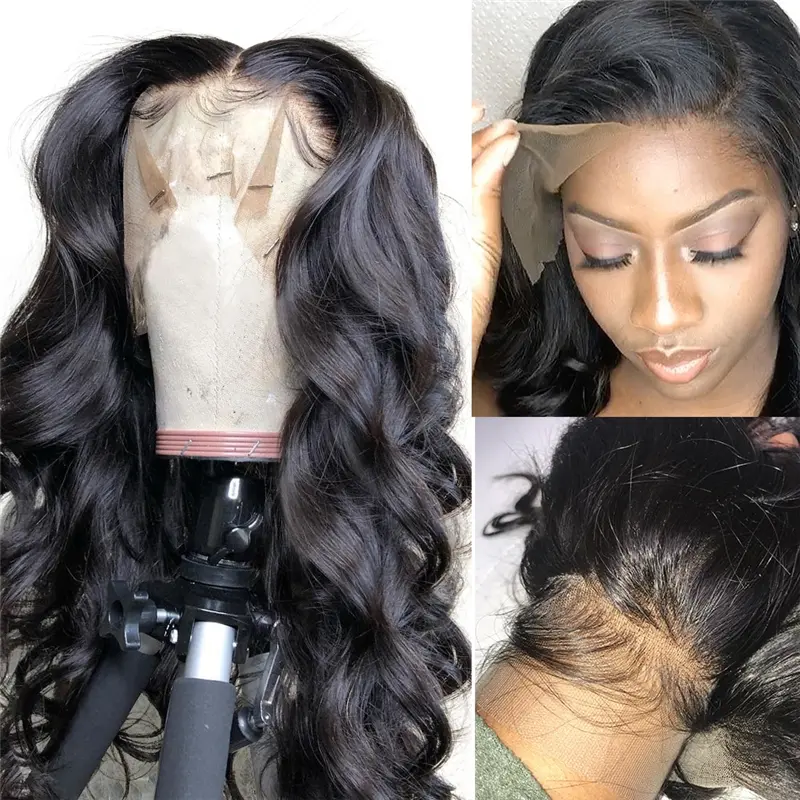 200%-300% Density 26-30 Inches Body Wave 13x4 Lace Front Wig LTBBB-1 - Image 9