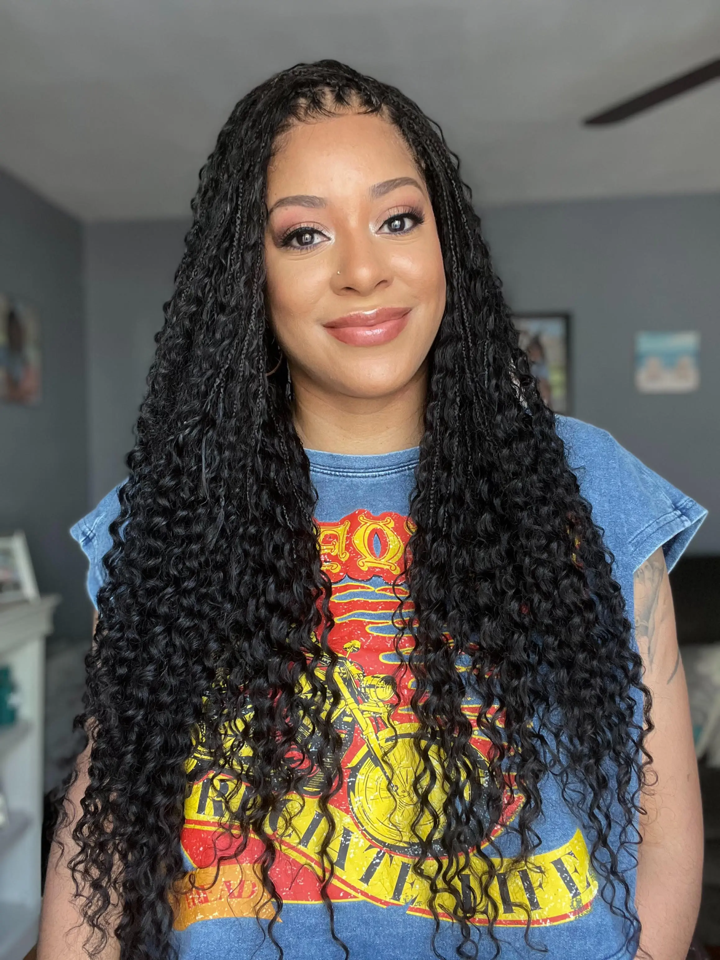 26"-28" Inches Transparent Lace  Wig Human Hair Braided Wig With Baby Hair - Image 6