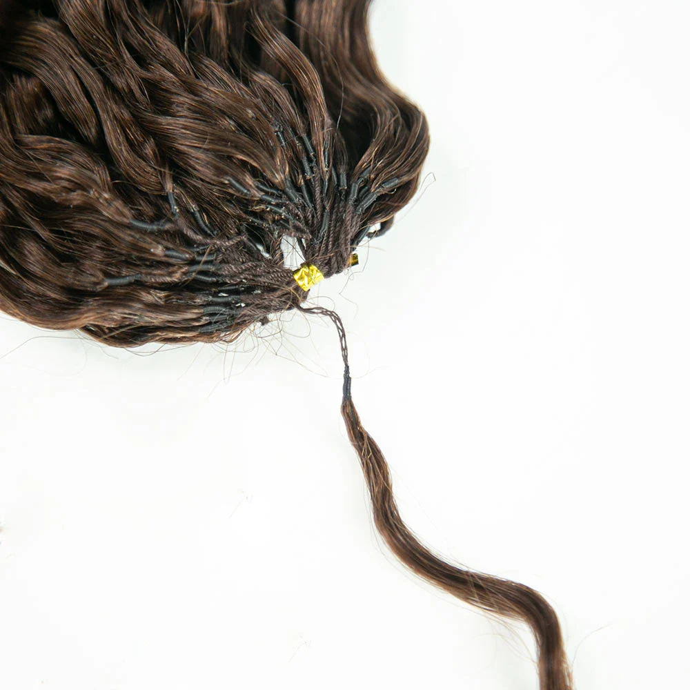 Brown Crochet Hair | 4 Brown Water Wave Human Hair - Image 10