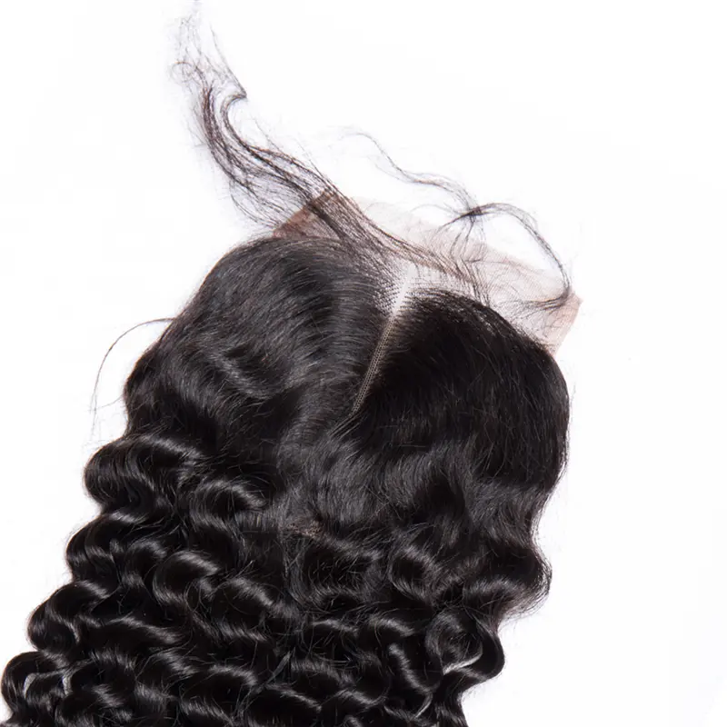 4x4 Lace Closure Deep Curly Human Hair - Image 5