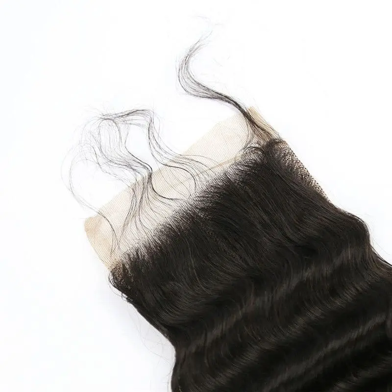 4x4 Lace Closure Deep Wave Human Hair - Image 5