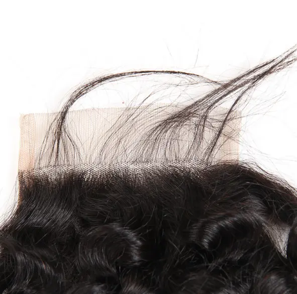 4x4 Lace Closure Jerry Curly Human Hair - Image 3