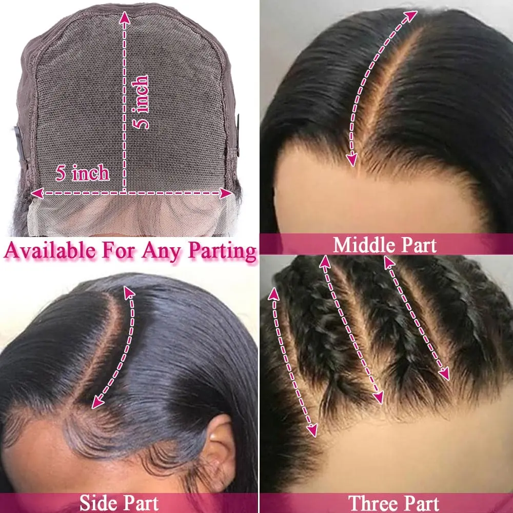 5x5 HD Lace Closure Wig Jerry Curly Human Hair JCC55 - Image 3