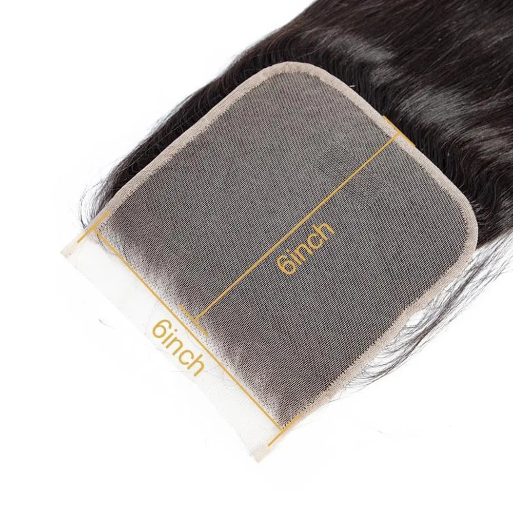 6x6 HD Lace Closure Straight Human Hair - Image 5