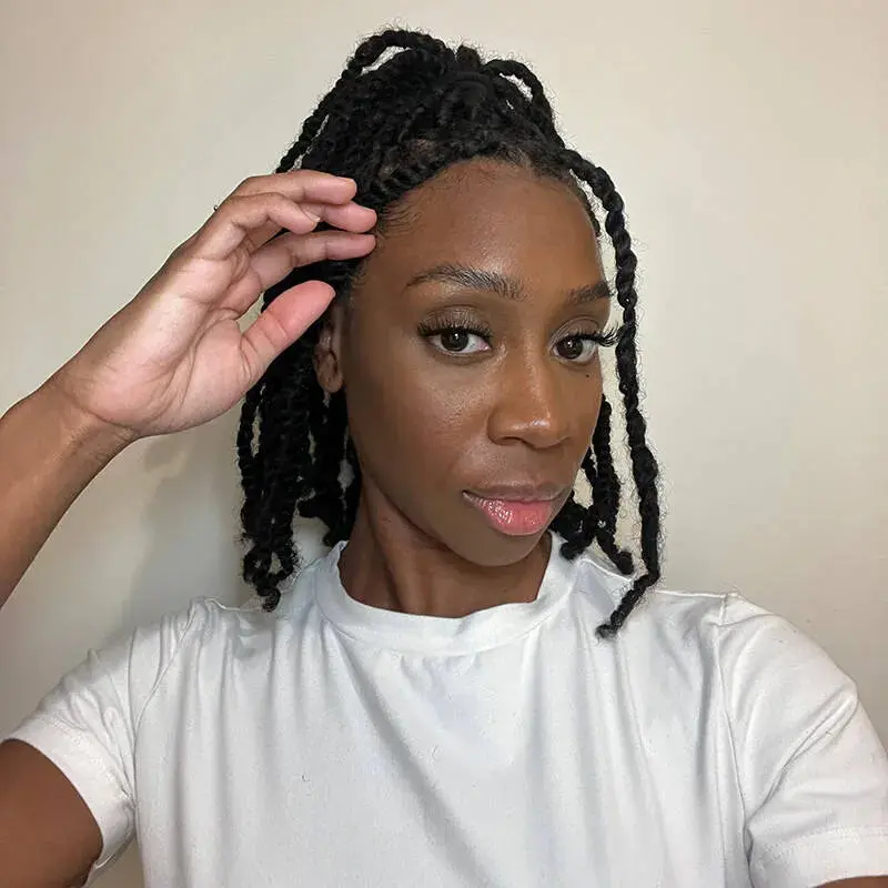 EAYON Afro Kinky Bulk 100% Human Hair Natural Black - Image 5