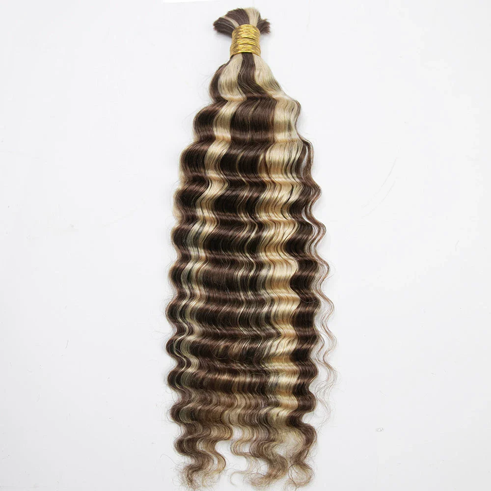 Bulk Human Hair For Braiding #30/613 Deep Wave 20" E51042【CLEARANCE】 - Image 2