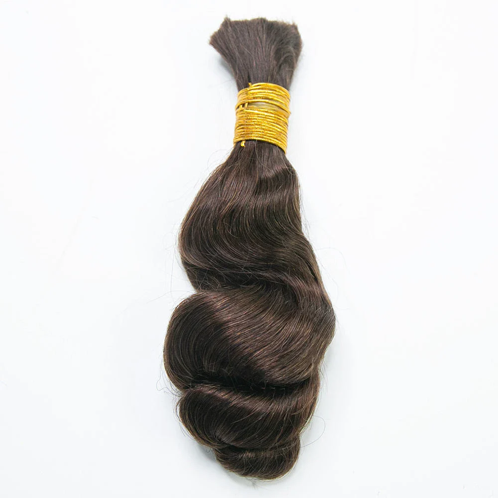 Bulk Human Hair For Braiding 4# Loose Wave 14" E51044【CLEARANCE】 - Image 3