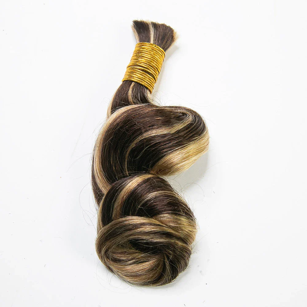 Bulk Human Hair For Braiding #D4/27 Loose Wave 18“ E51041【CLEARANCE】 - Image 2