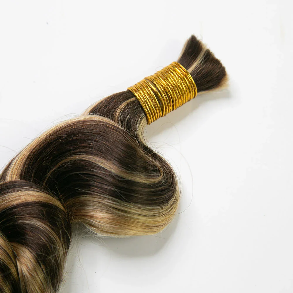 Bulk Human Hair For Braiding #D4/27 Loose Wave 18“ E51041【CLEARANCE】 - Image 3