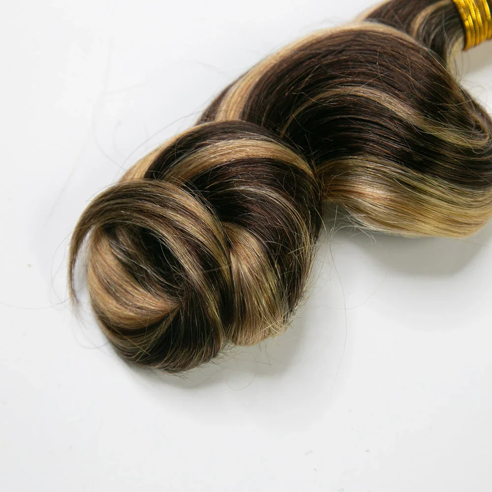 Bulk Human Hair For Braiding #D4/27 Loose Wave 18“ E51041【CLEARANCE】 - Image 4