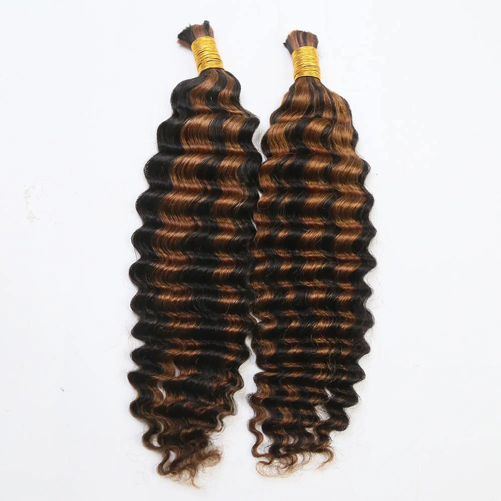 Bulk Human Hair For Braiding #Natural/30 Deep Wave 20“ E51051【CLEARANCE】 - Image 4