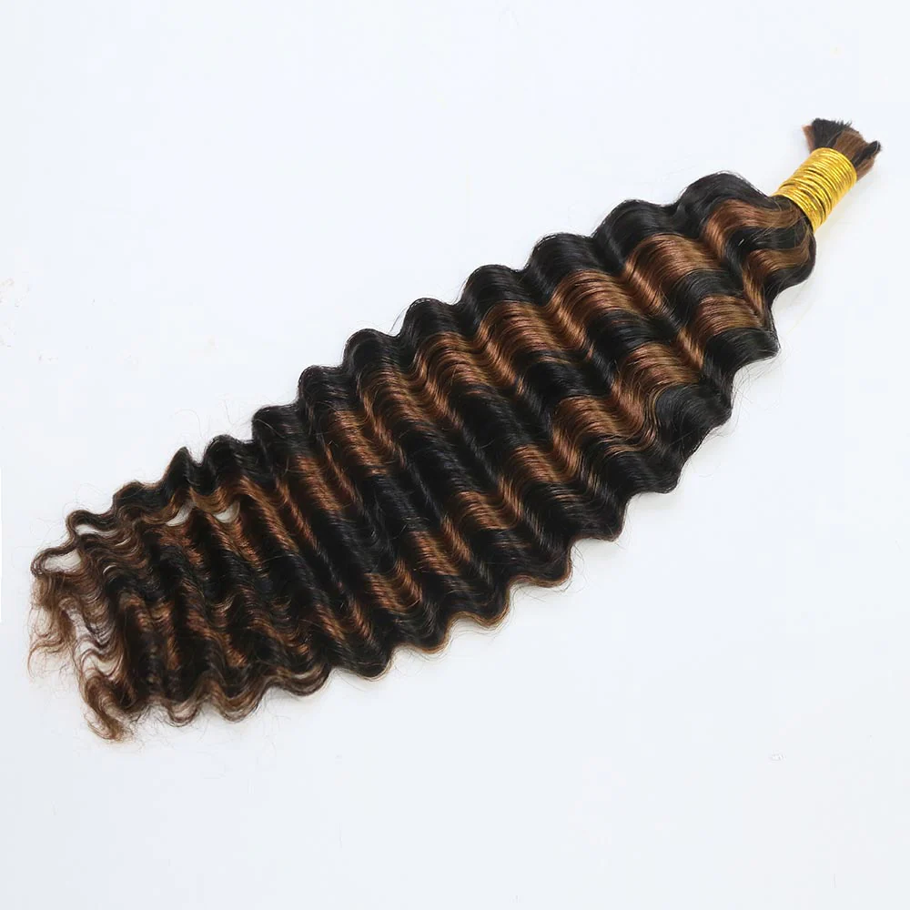 Bulk Human Hair For Braiding #Natural/30 Deep Wave 20“ E51051【CLEARANCE】 - Image 5