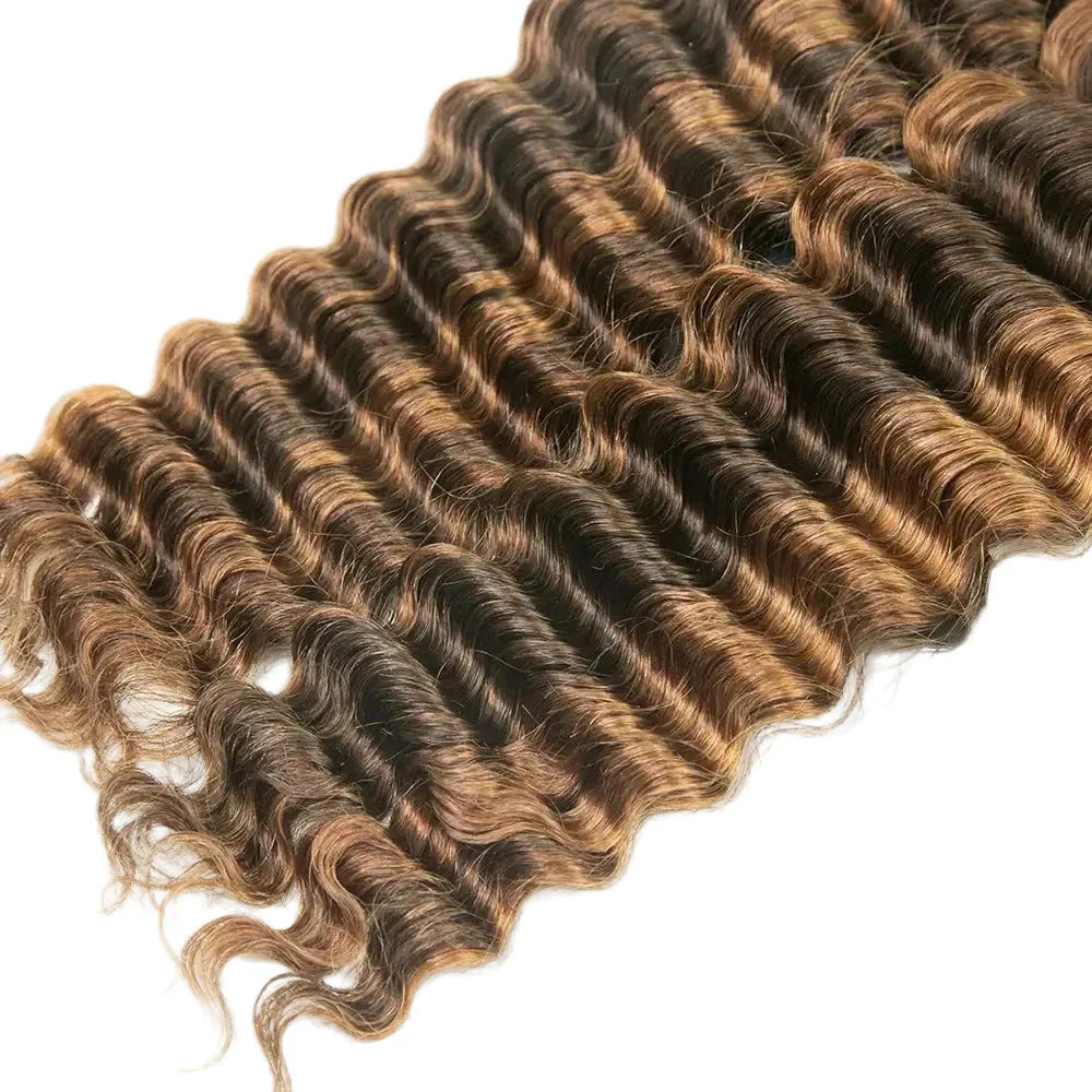 Blend #4/30 Deep Wave Human Hair For Braiding - Image 6