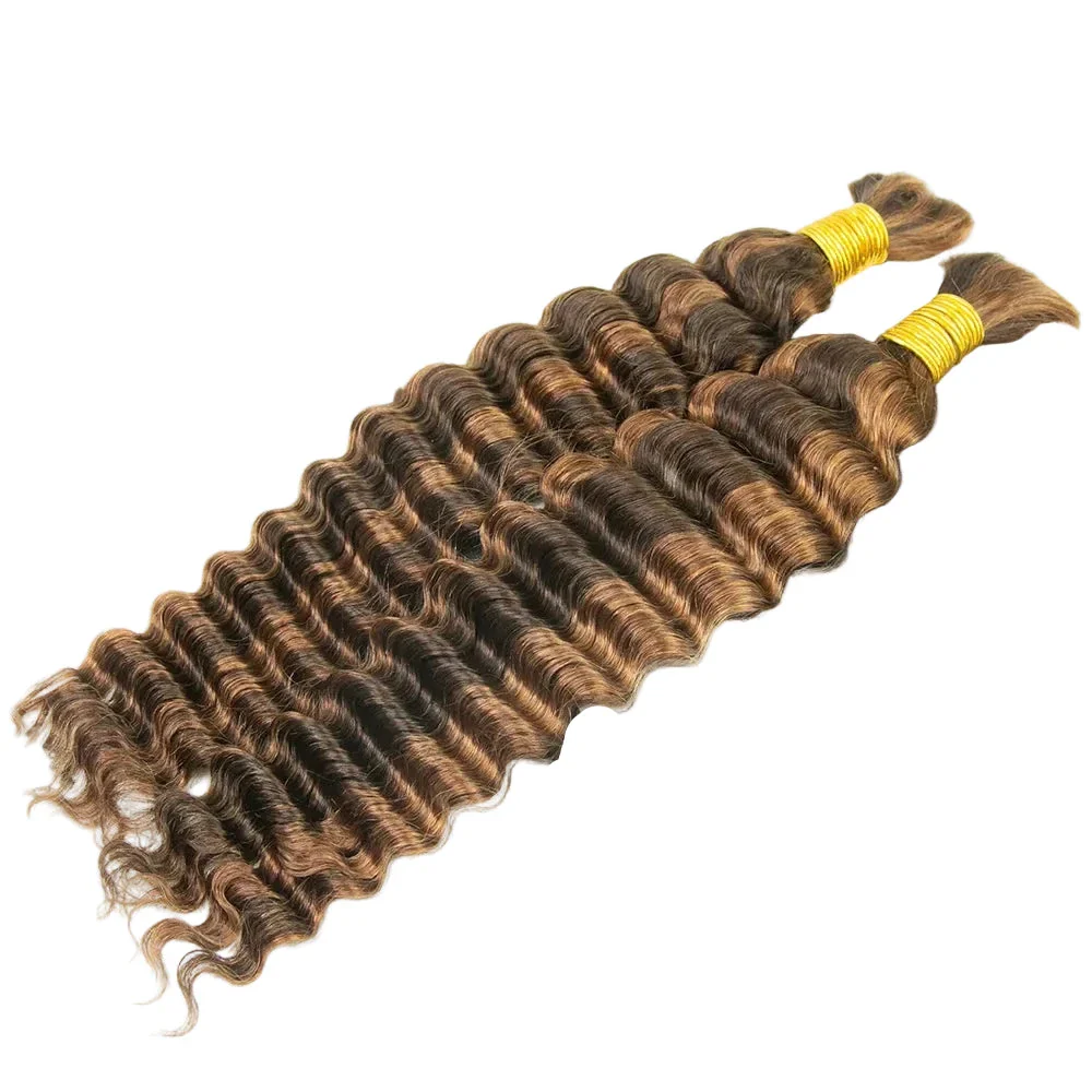 Blend #4/30 Deep Wave Human Hair For Braiding - Image 9