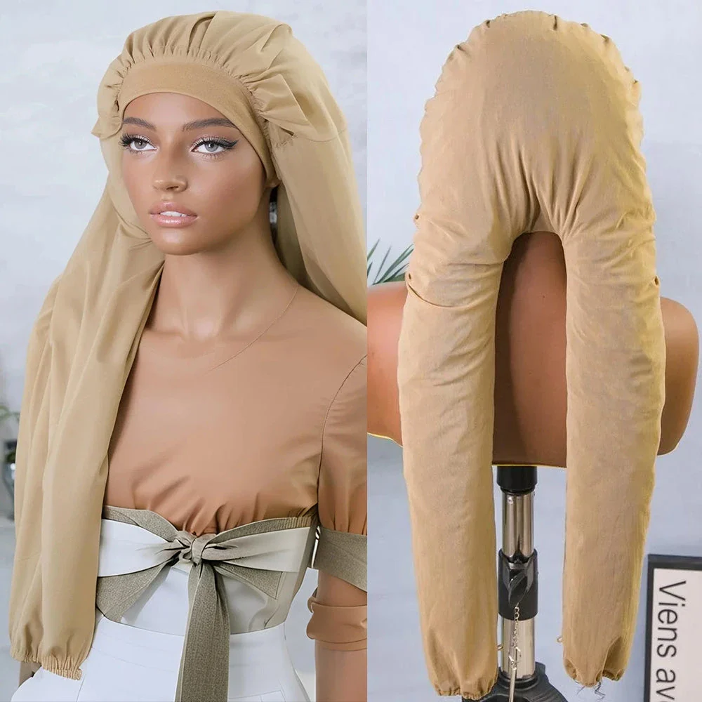Breathable Pantyhose Bonnet for Long Hair and Braids - Image 4
