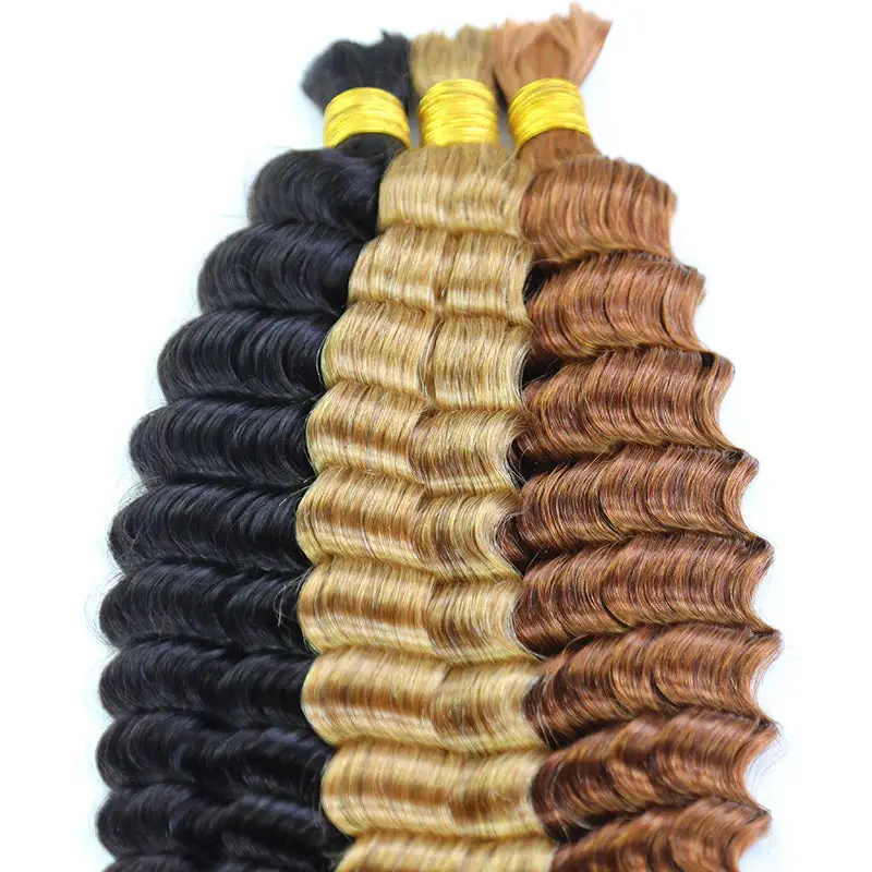 Bulk Human Hair For Braiding #27 / #30 Deep Wave - Image 7