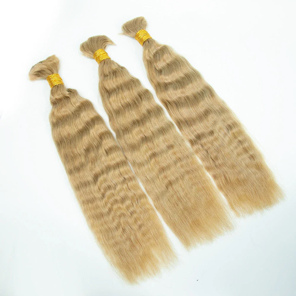 #27 Human Braiding Hair | Wet & Wavy Bulk Hair Extensions - Image 4