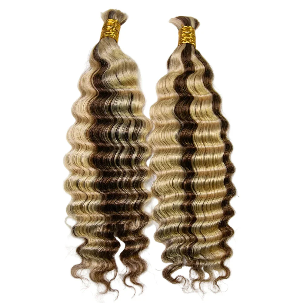 Bulk Human Hair For Braiding #30/613 Deep Wave - Image 3