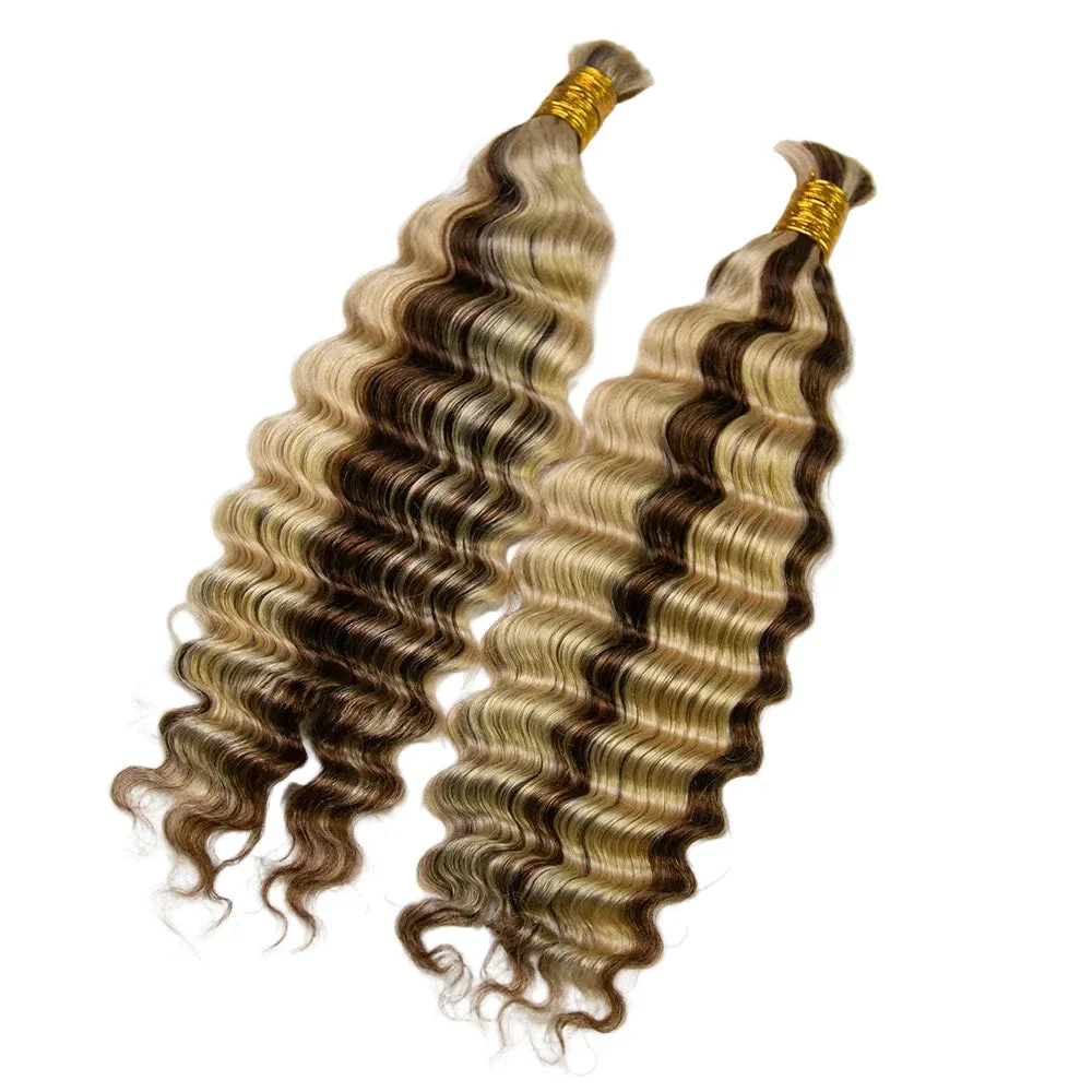 Bulk Human Hair For Braiding #30/613 Deep Wave - Image 4