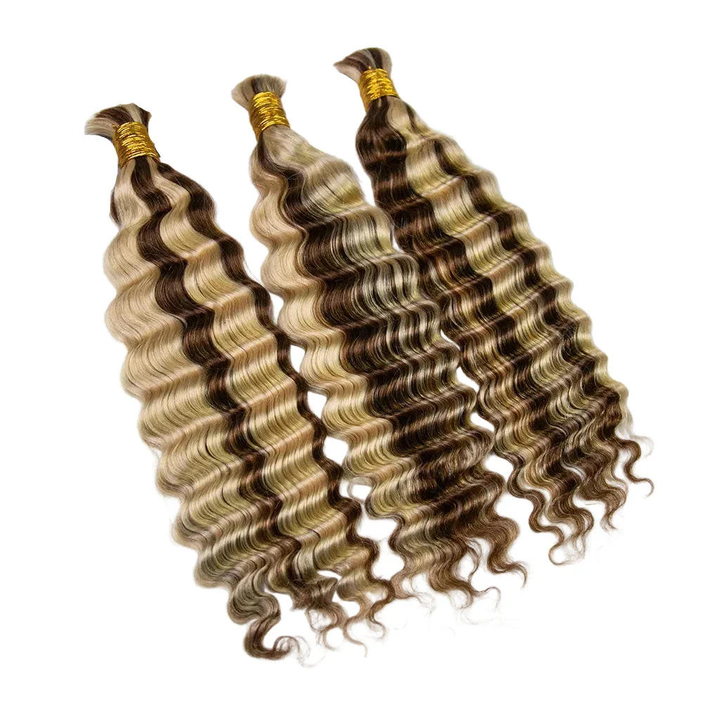 Bulk Human Hair For Braiding #30/613 Deep Wave - Image 5