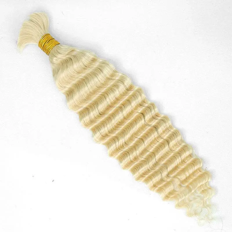 Bulk Human Hair For Braiding #613 Deep Wave - Image 4