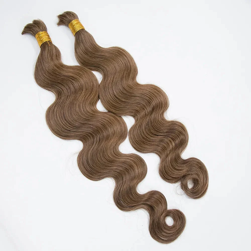 Bulk Human Hair For Braiding #8 Body Wave - Image 2