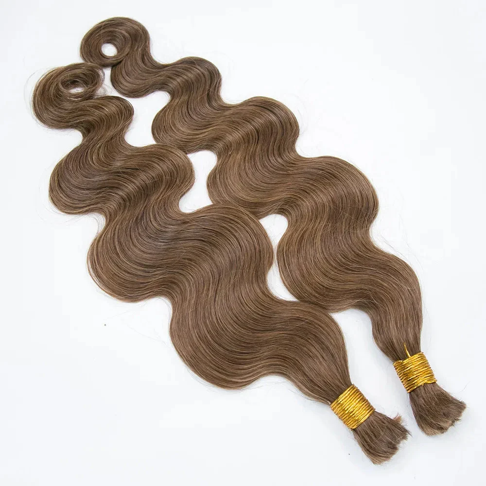 Bulk Human Hair For Braiding #8 Body Wave - Image 3