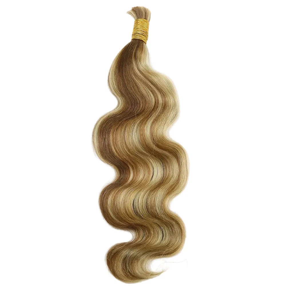 Bulk Human Hair For Braiding Blend #4/27/613 Body Wave - Image 12