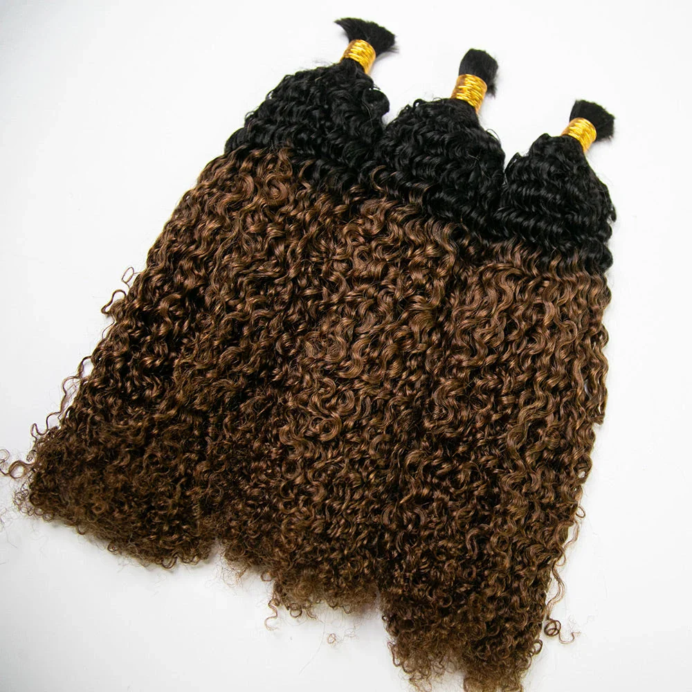 Bulk Human Hair For Braiding #Customized Tight Curly 22“ E9【CLEARANCE】 - Image 3