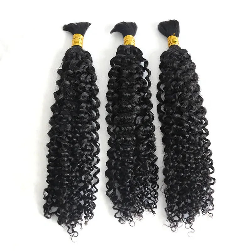 Deep Curly Bulk Human Hair For Braiding - Image 10