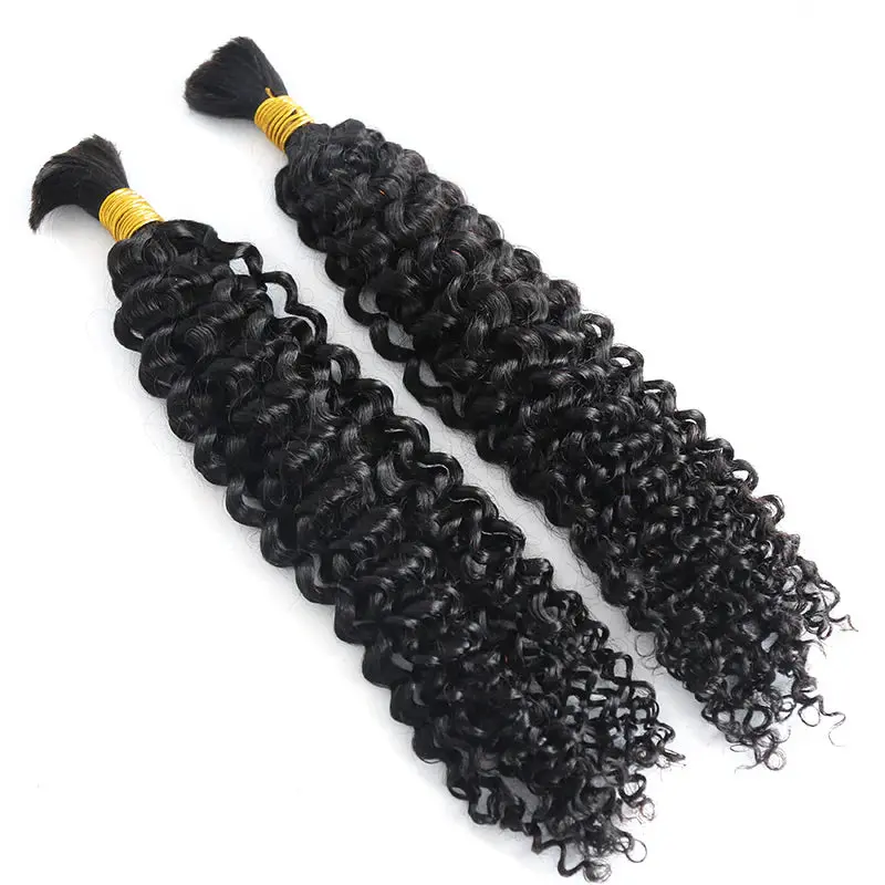 Deep Curly Bulk Human Hair For Braiding - Image 11