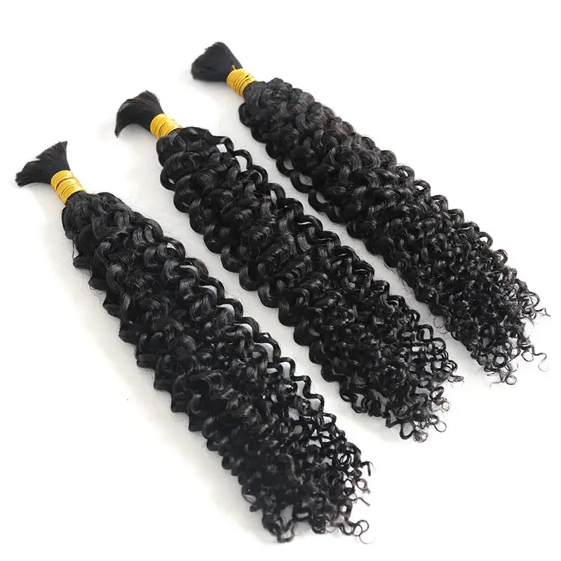 Deep Curly Bulk Human Hair For Braiding - Image 12