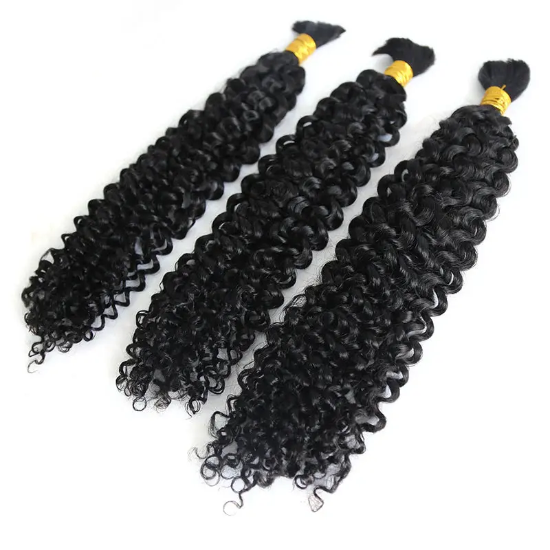 Deep Curly Bulk Human Hair For Braiding - Image 13