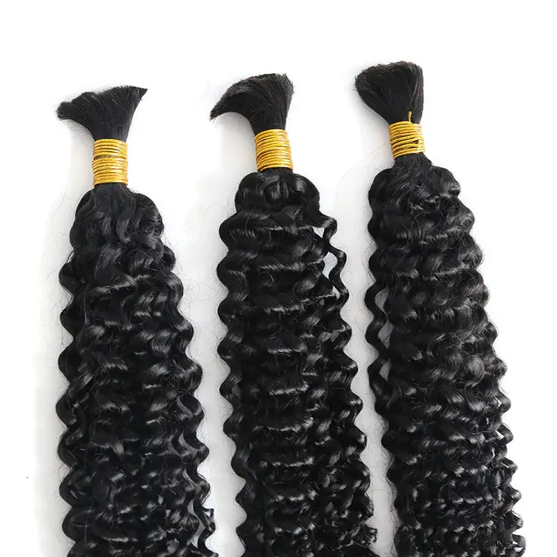 Deep Curly Bulk Human Hair For Braiding - Image 14