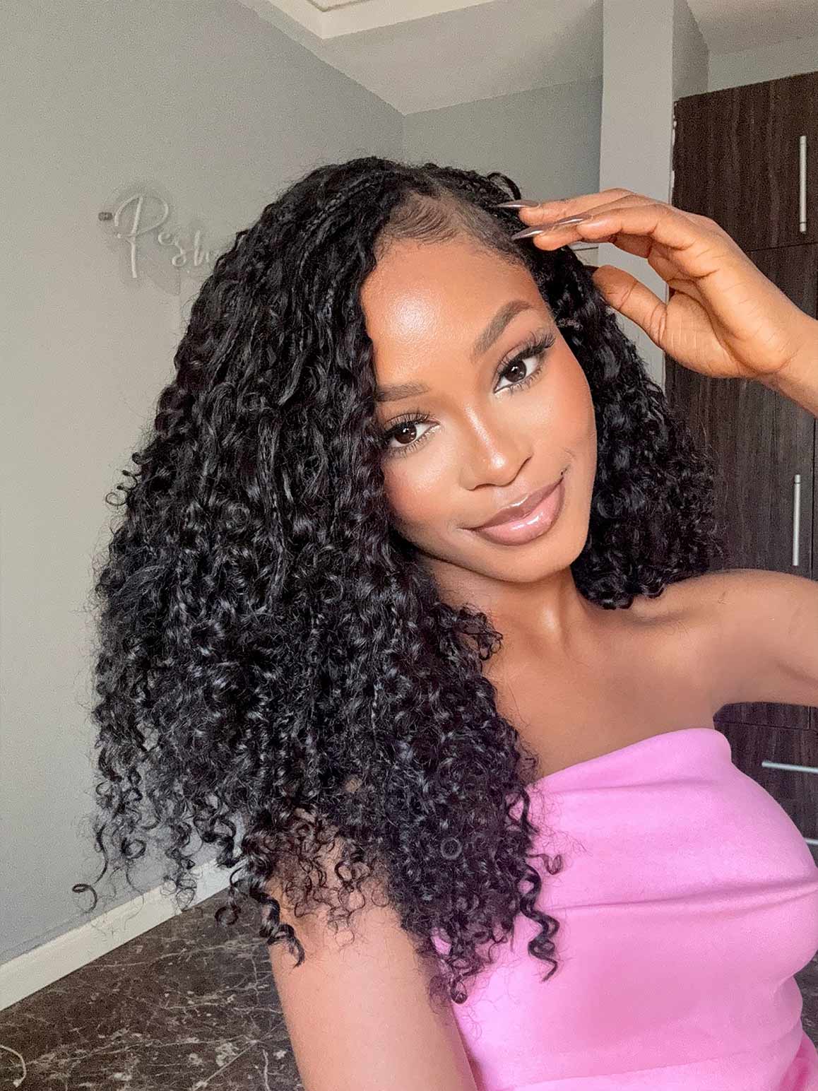 Deep Curly Bulk Human Hair For Braiding - Image 5
