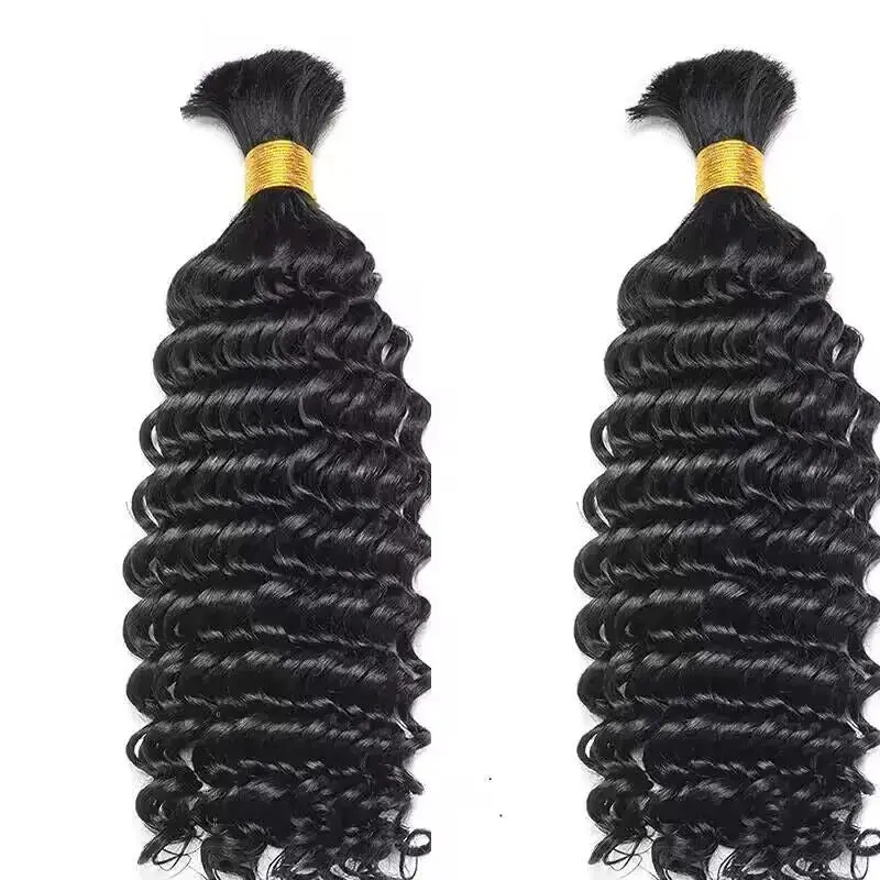 Deep Wave Bulk Human Hair For Braiding - Image 9