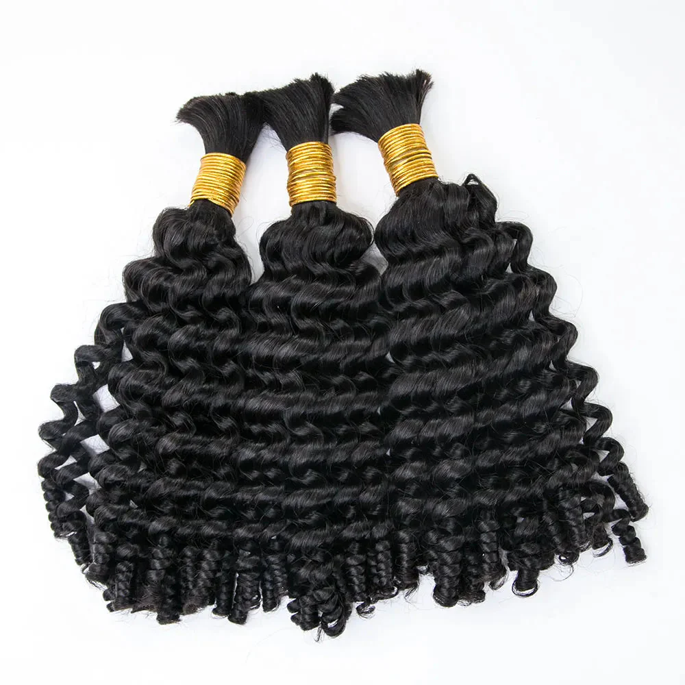 Bulk Human Hair For Braiding Loose Curly - Image 11