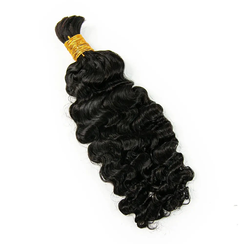 Bulk Human Hair For Braiding Water Deep Wave - Image 5
