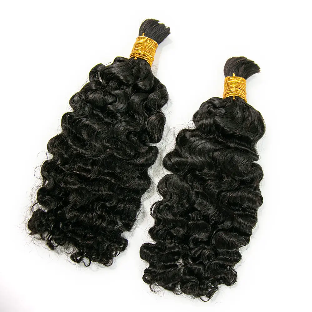 Bulk Human Hair For Braiding Water Deep Wave - Image 7