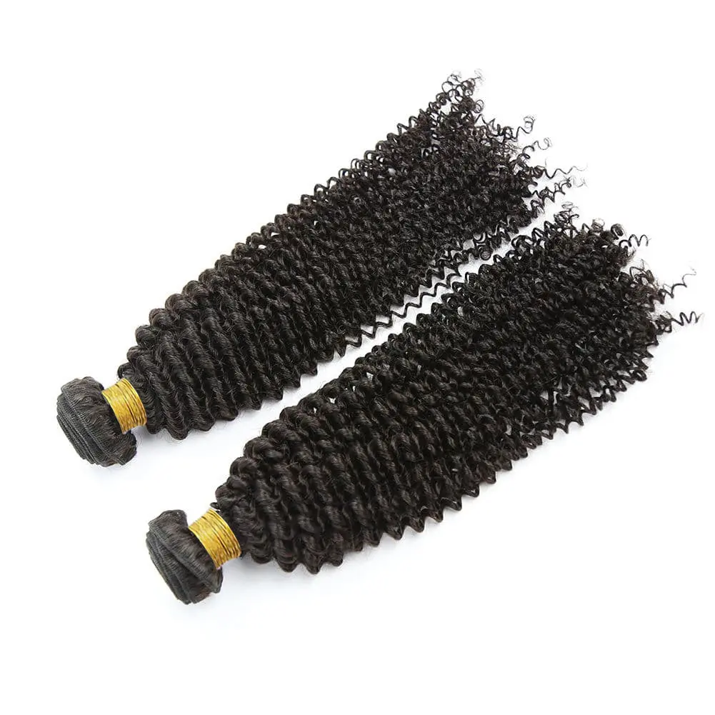 Bundles Kinky Curly Human Hair Weaving - Image 4