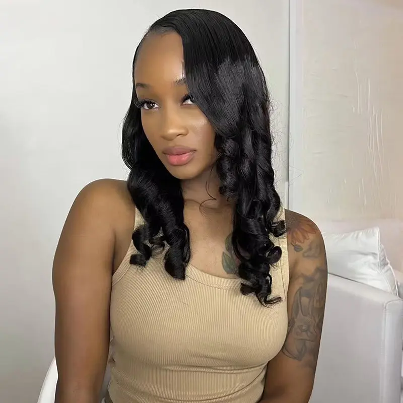 Light Yaki Straight Sew In Human Hair Extensions Weaving - Image 3