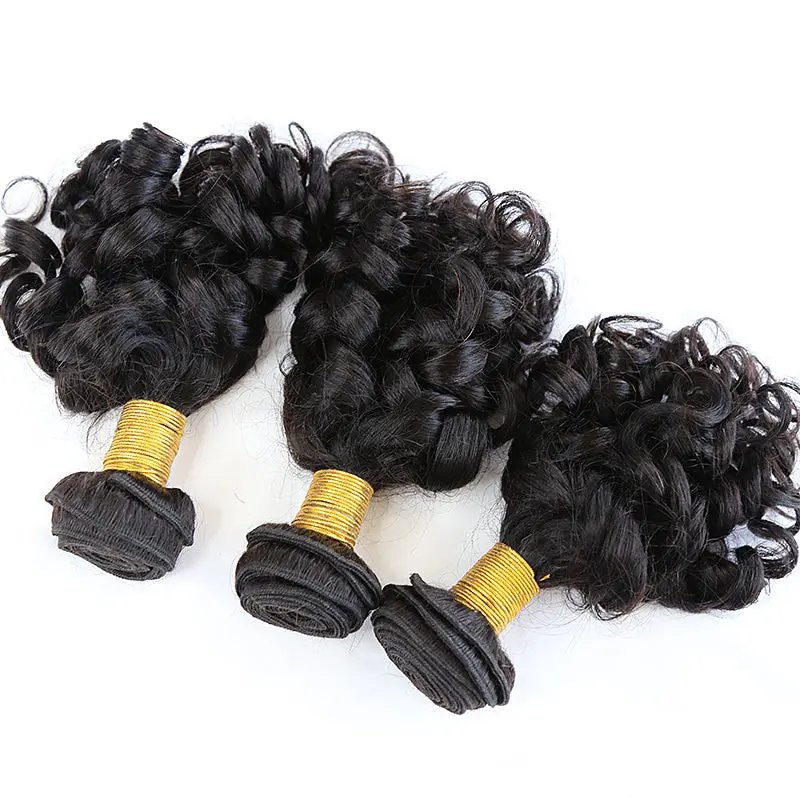 Bundles Wand Curly Human Hair Weaving - Image 3