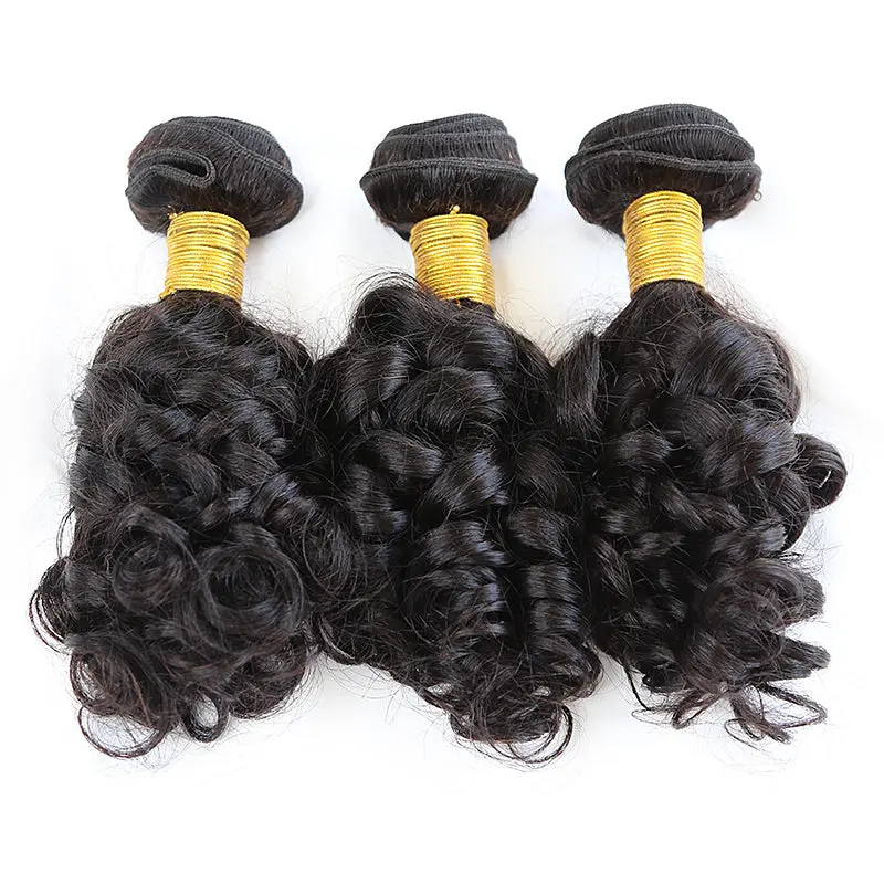 Bundles Wand Curly Human Hair Weaving - Image 5