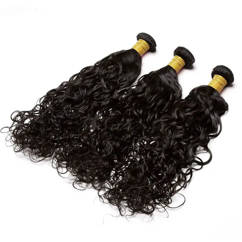 Bundles Water Wave Human Hair Weaving - Image 5