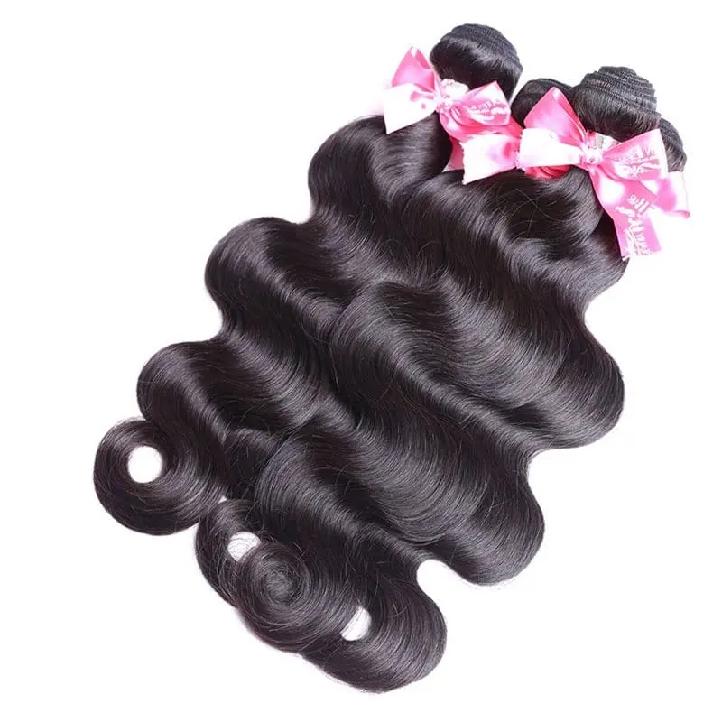 Bundles With 13x4 Lace Frontal Body Wave Human Hair - Image 3