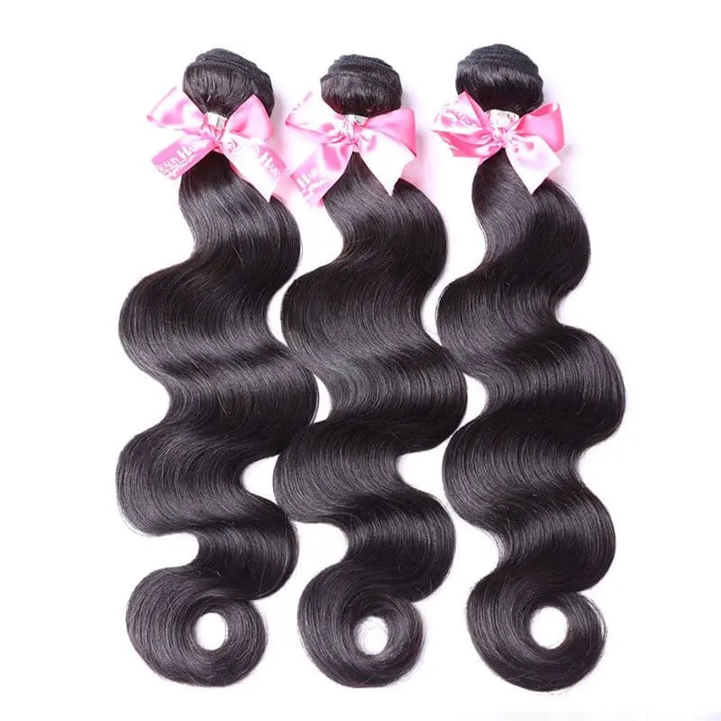 Bundles With 13x4 Lace Frontal Body Wave Human Hair - Image 4