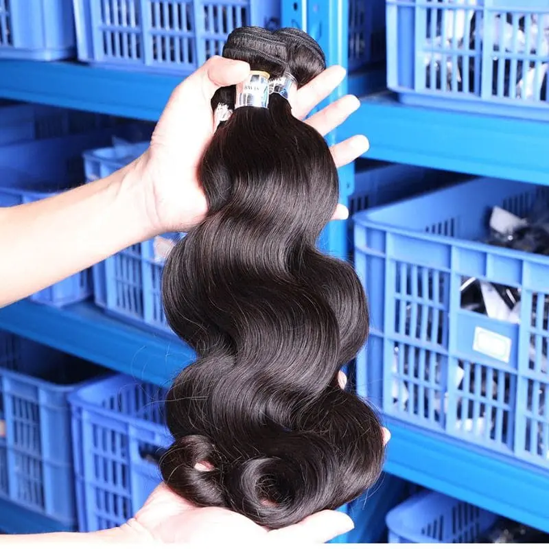Bundles With 13x4 Lace Frontal Body Wave Human Hair - Image 5